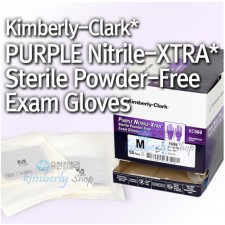 [킴벌리클라크]PUPLE NITRILE-XTRA Sterile Powder-Free Exam Glove KC500